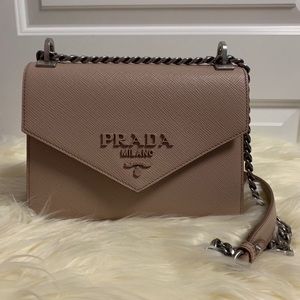 Prada Monochrome Envelope Crossbody